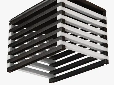 kelly wearstler HAUSER OTTOMAN 3D model