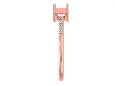 Women Light Weight Band Ring 3D print model 20