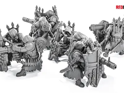 Janissaries - Heavy Support Squad of the Imperial Force 3D print model