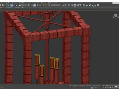 Alpine Pendant Low-poly 3D model
