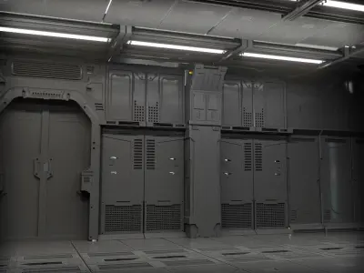 sci fi asets 3ds pjct v6 2 3D model