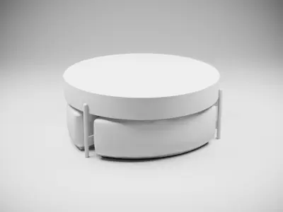 Coffee Table Round  3D model