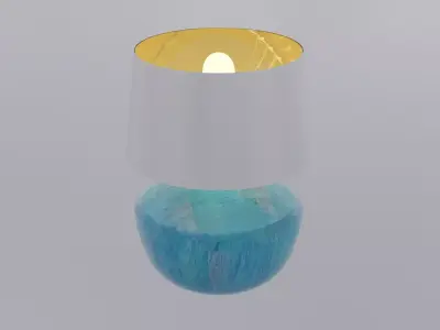 Bedside Lamp Low-poly 3D model purchase