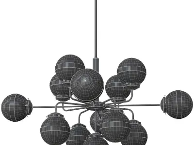 Greyson Chandelier 13 lamp 3D model