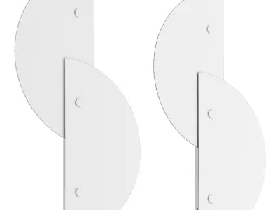 Papillon Wall Light 3D model