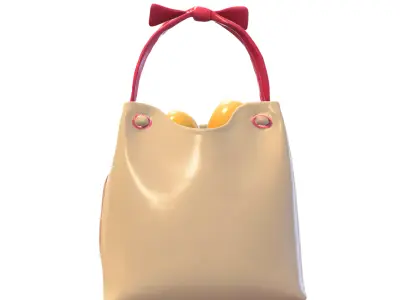 Pack Bags Low-poly 3D model