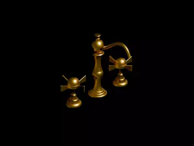 Faucets for interior design 3D model