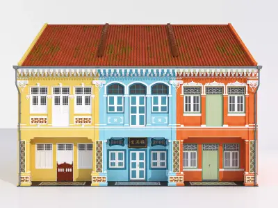 KOON SENG SHOPHOUSE 3D model