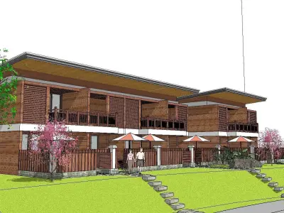 Creative Design-Holiday Cabin-029 3D model