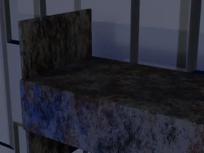 Reja carcelaria - Ready For Games-Animations Free low-poly 3D model