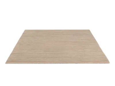 ANNU WOOL RUG Sand 3D model