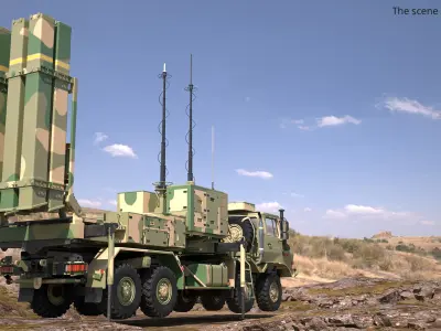  SAM Vehicle Combat Ready Green Camo 