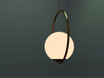 circle chandelier 3D model