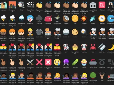 Emojis Collection Texture