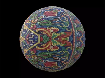 Seamless Carpet Series 6 Texture PBR 4K Texture