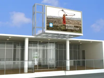 Photo Exhibition Hall 3D model