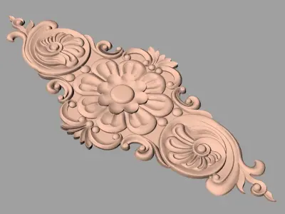 Artcam Aspire 3D relief models STL Files used for CNC E606 3D model