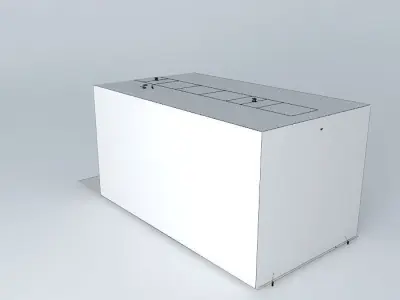 ARGO Architects ISEM Intercontinental submerged maglev track ... 3D model