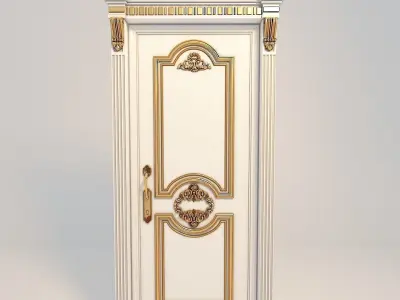 Classic Door 3D model shop