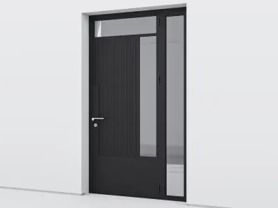 Aluminium door 179 3D model