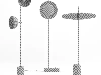 Floor Lamp Collection  3D model