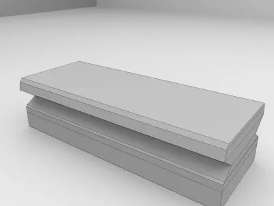 Chalkboard Eraser 3D model