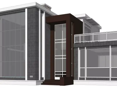 Villa C Sketchup 3D model