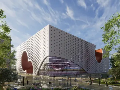 Space Museum - Revit Project with Rhino Inside Revit workflow 3D model