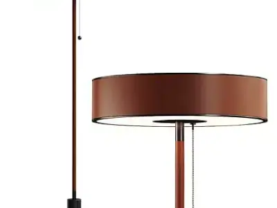 Monoscope Floor Lamp 3D Model 3D model