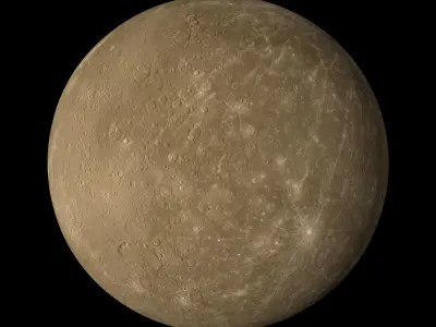 Mercury Low-poly 3D model