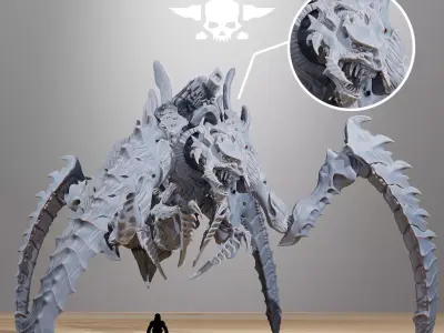 Xenarid King 3D print model