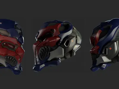 Helmet 022 02 3D model