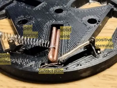 Spinning top with laser for 3-d printing 3D print model