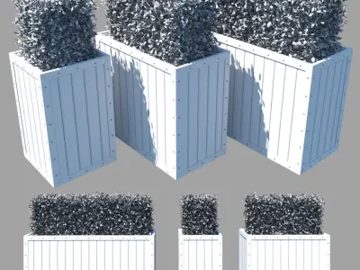 Street bush in a box II 3D model