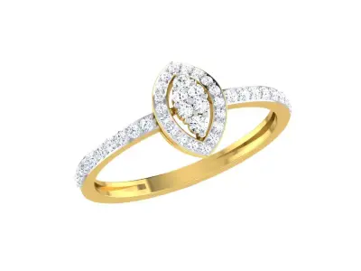 Women Ring Render 3dm STL OBJ FBX Details 3D print model 34