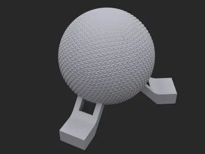 Epcot Center 3d Model Low-poly 3D model