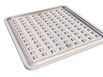 Manhole Cover Low-poly 3D model