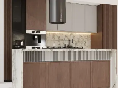 Kitchen 087 3D model