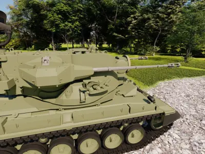 Flakpanzer Gepard 3D model