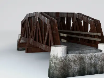  Metal bridge 3D model