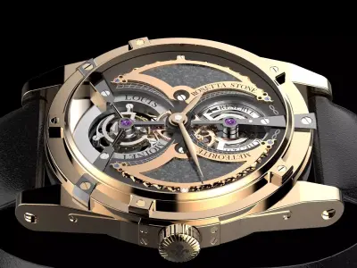 Watch Montre Louis Moinet 3D model