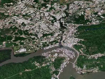 Bandar Seri Begawan - Brunei 3D model