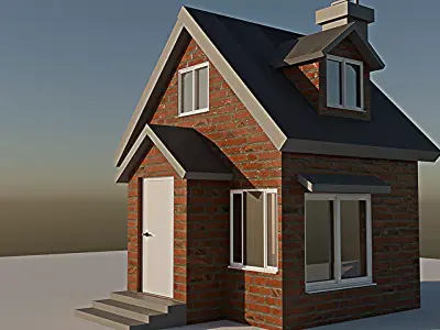 Miniature House Free 3D model
