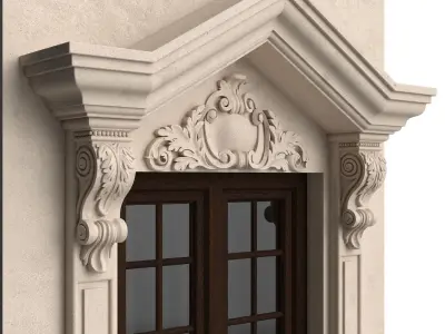 Classic balconies 2 3D model