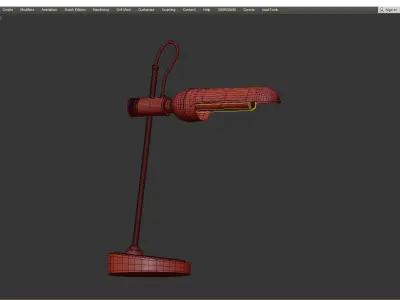 Charles Table Lamp Low-poly 3D model