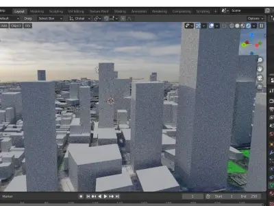 New York Map 3D model