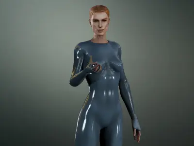 Mother from Raised by Wolves Low-poly 3D model