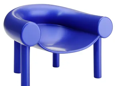 Konstantin Grcic Low-poly 3D model