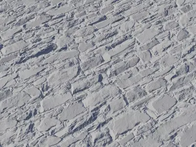 Dry Stack Slate Wall PBR Texture  Texture