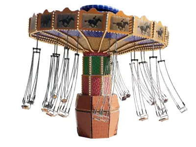 Flyingchair PBR rig 3D model